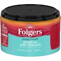 Folgers Simply Smooth Light Roast Ground Coffee Can - 23oz