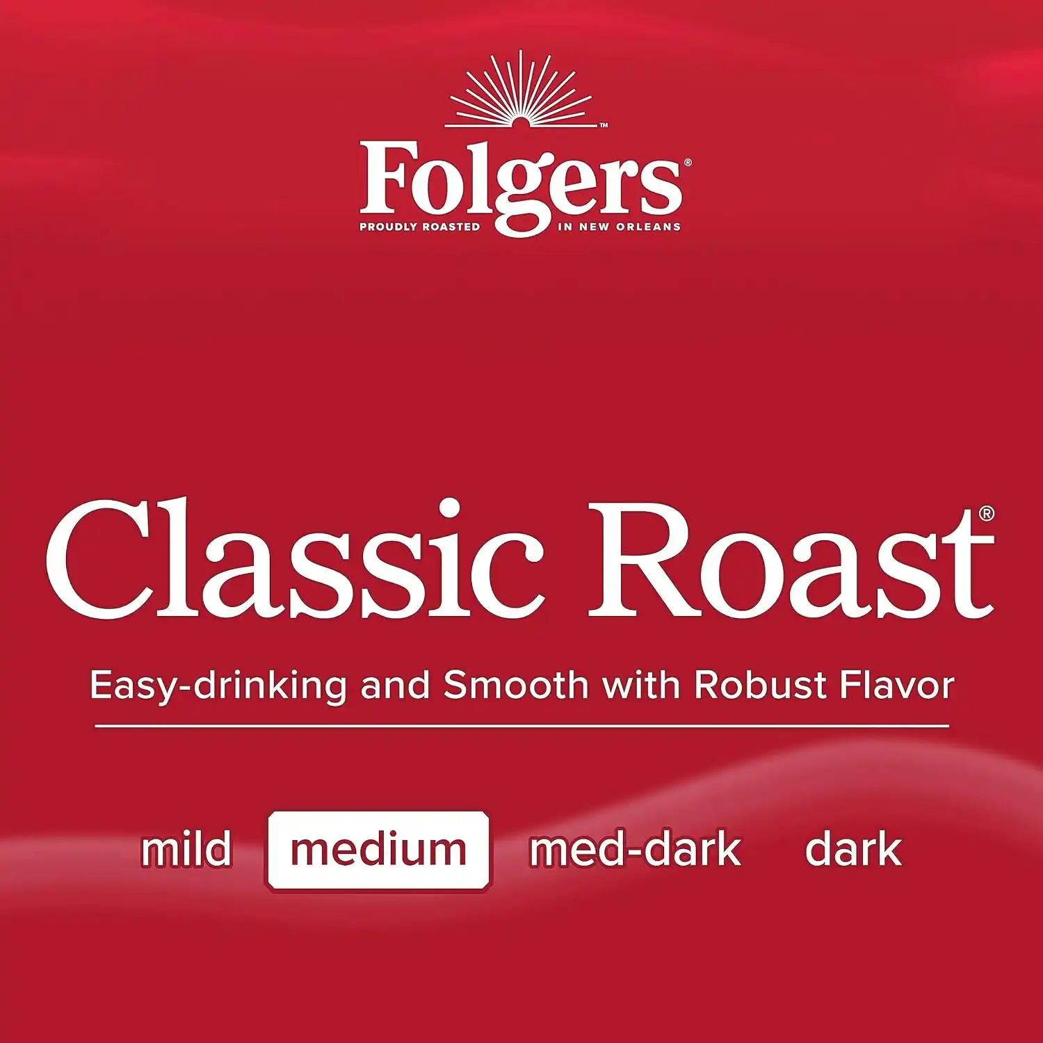 Alternative view of Folgers Classic Roast Coffee, Medium Roast, Keurig K-Cup Pods, 128 Count