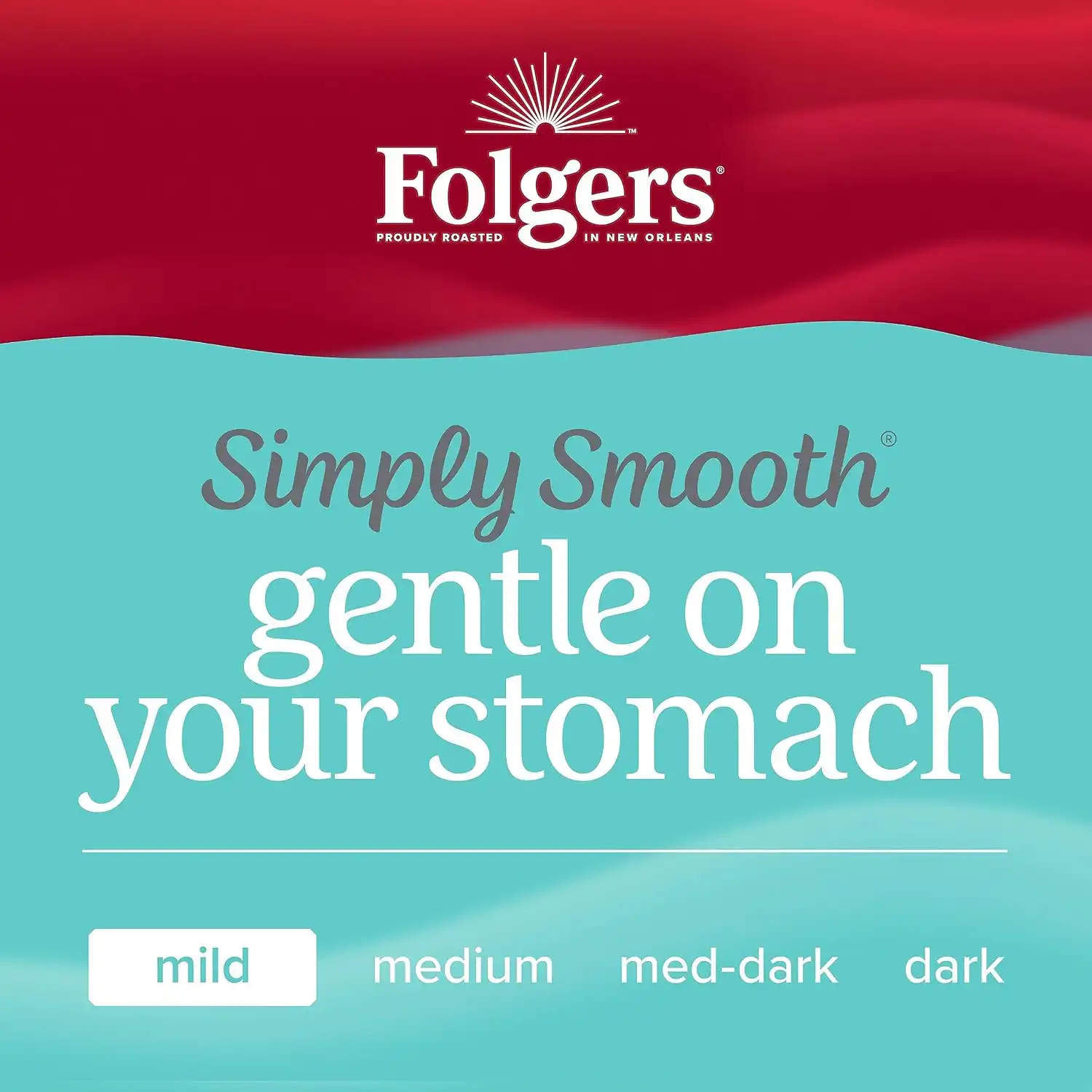 Alternative view of Folgers Simply Smooth Ground Coffee, Mild Roast, 23 Ounce Canister