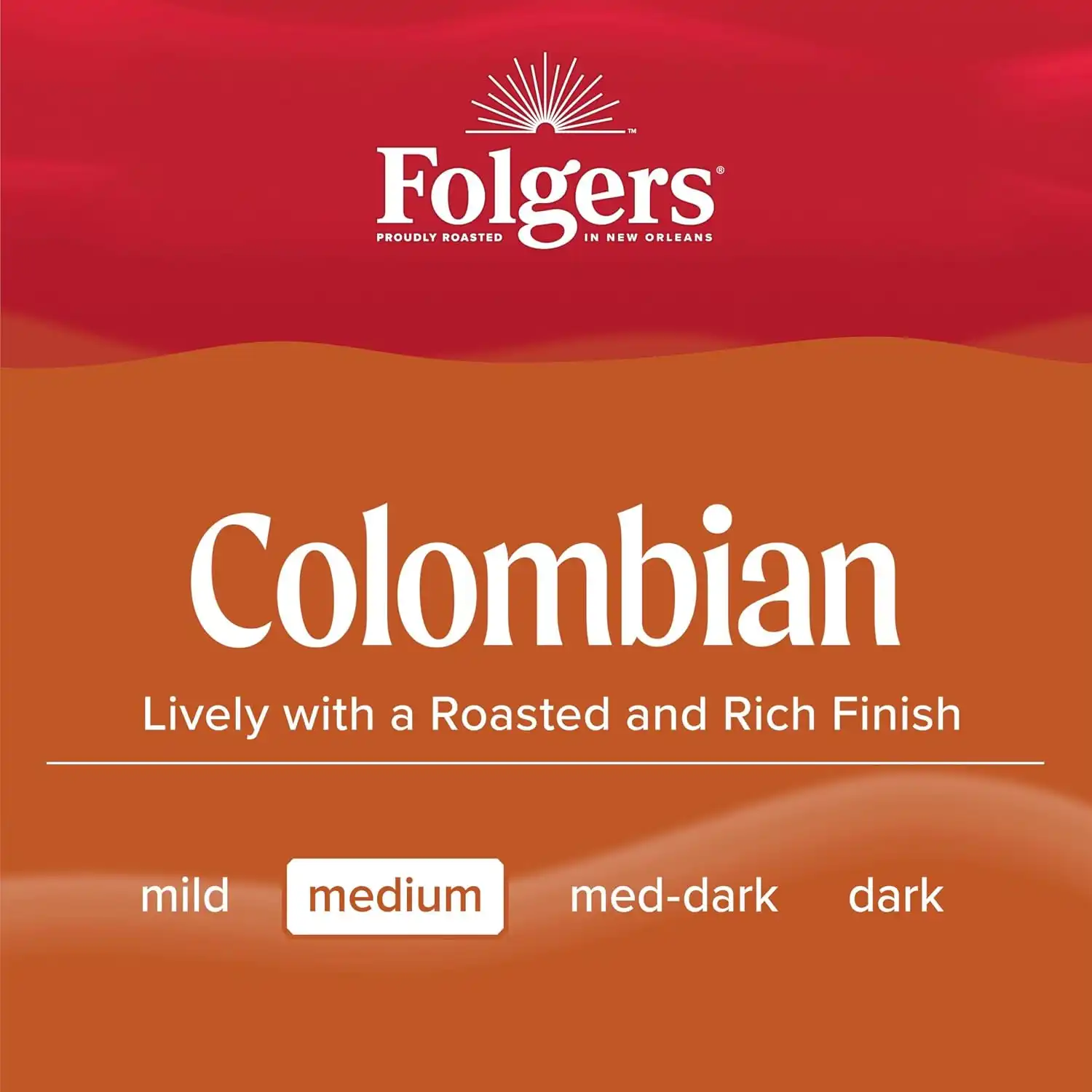 Alternative view of Folgers Colombian Decaf Coffee, Medium Roast, Keurig K-Cup Pods, 60 Count